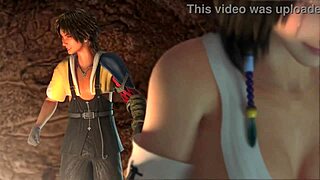 Final Fantasy babe with small tits gets her pussy pounded hard