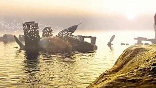 Final Fantasy babe with small tits gets her pussy pounded hard