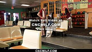 Hot Teen and Milf Enjoy Bowling with Freeuse Fun