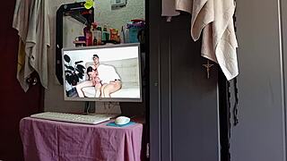 POV: Colombian MILF desires young companion's huge cock, pulls it out for favorite fucking!