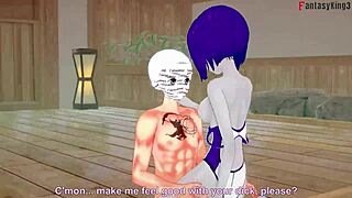 raven in bikini having sex with titans in full fantasy. titans dominate raven in 3d cartoon sex