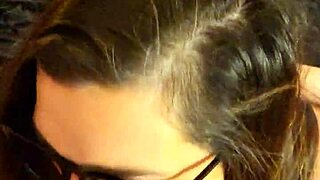 Schoolgirl gets throat fucked in homemade video