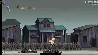 Damn, horny blonde gets slammed in wild gangbang anal action!