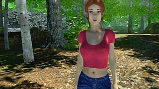 Let's Play Paradise Trails VR Part 5 Outdoors With A Redhead.