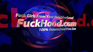 hey, watch this slutwife get drilled and creamed in her gaping ass