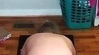 Hot Mature Stretches Big Tits During Morning Yoga