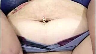 Chubby swallows all her milk in slow motion