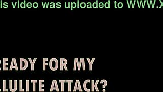 Chubby swallows all her milk in slow motion