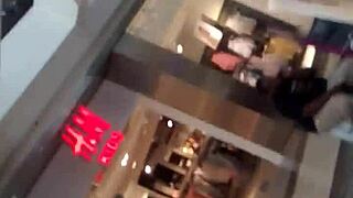 ass folding in hidden shop, candid voyeur view