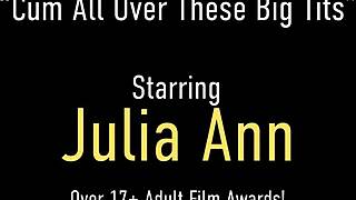 Sex Queen Julia Ann Sucks Cock for Huge Cum Load