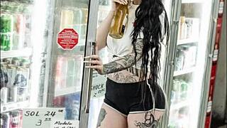 damn, lady xo’s jerk off challenge is intense!