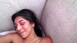 madison wilde teases seth brogan’s mature stepdad cock. a quickie in lingerie hints at more.