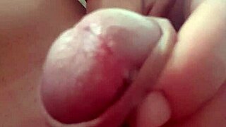 Fast Hidden Handjob! Cumming Quick with Monster Cock Before Lunch!