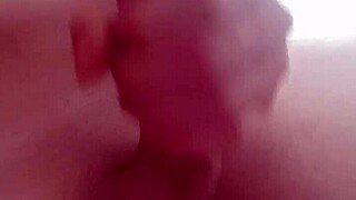 Fast Hidden Handjob! Cumming Quick with Monster Cock Before Lunch!