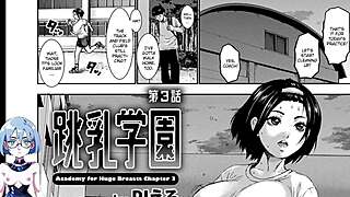 I’m obsessed with Academy for Huge Breasts 3 Hentai!