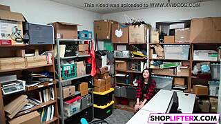 Burglar Teen Caught in Shop Faces Two Hard Cocks as Punishment