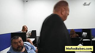 Horny Office Milf Sasha Pearl with Big Boobs Fingers Herself with Parker Ambrose