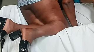 sexy thick girl showing off her pretty lips and belly