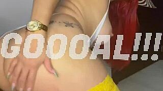 Colombian amateur invites you to masturbate for copa america