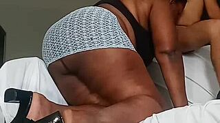 sexy thick girl showing off her pretty lips and belly