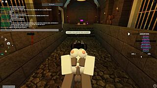 Is This Roblox Slut Riding Hard for Cum?