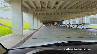 Pounding Amateur Colombian Big Tit Beauty With Fake Tits