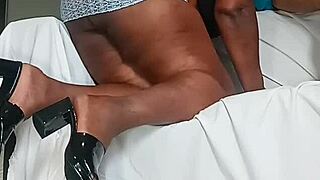 sexy thick girl showing off her pretty lips and belly