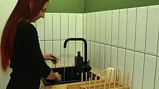 Russian sluts know their place in the kitchen and in bed