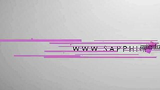 Devin and Iris sweat through a workout before indulging in lesbian licks by the pool.