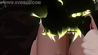 hex has fun sucking a random dick in vrchat erp