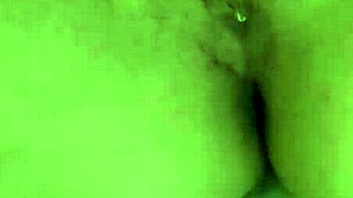 Big tits brunette wakes up to a dick in her mouth.