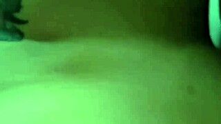 Big tits brunette wakes up to a dick in her mouth.