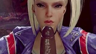 wow, this animation with a big ass chick is just unreal