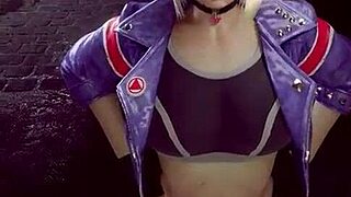 wow, this animation with a big ass chick is just unreal