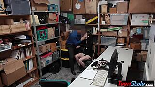 Pale Tiny Teen Suspect Punished Hard by LP Officer