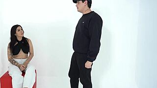 Colombian Model Takes Indecent Proposal from Producer. Did You Cum Inside with Accidental Creampie?