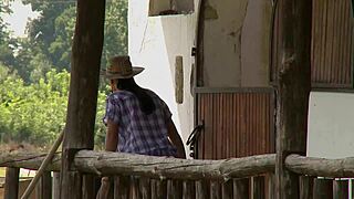 brutal outdoor fuck with milf and monster cock in factory