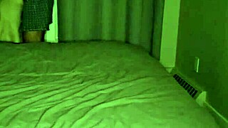 Silly Petite Brunette Teen Fools Around in Bedroom with Skinny Waist