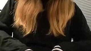 Transgirl pounds fleshlight in full explicit video