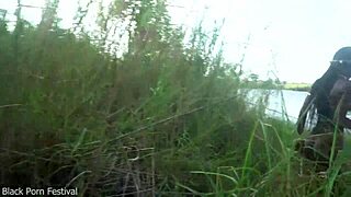 Hot skinny african village girl walks naked seeking dick