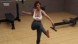Private lessons with a 3D MILF can be fun