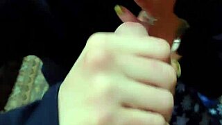 Wife moans during quick suck and fuck before creampie