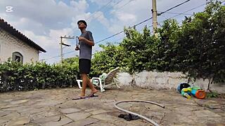 virgin boy hand in my ass!