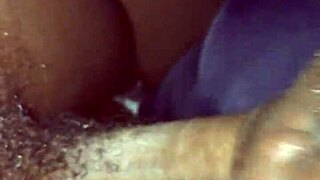 neighbor's cock sucking session with tattooed panties and bra tease