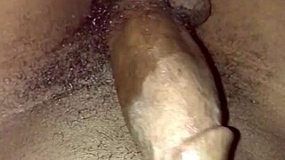 neighbor's cock sucking session with tattooed panties and bra tease