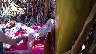 Drilled My Redhead Stepdaughter Toy in Public