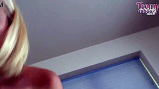 babysitter ever lilith grace sneaks into old seth brogan’s bed for missionary fun