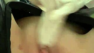 i love how this babe in latex teases her wet slit