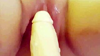 This Dildo Drives Me Wild with Multiple Orgasms While Licking My Housewife Girlfriend