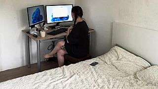 gamer girl, i’ll ride stepbro to keep my secrets safe!